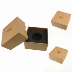 Custom Brown Kraft Paper Ring Boxes Gift Boxes Recycled Kraft Paper Ring Boxes