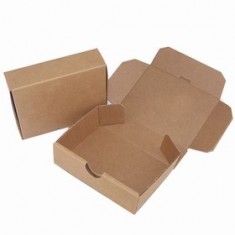 Manufacture Matt Lamination Customized Gift Paper Box Brown Kraft Paper Box With Lid