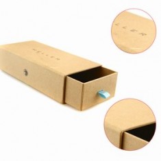 Printed Paper Gift Box Drawer Packaging Box Hot Golden Fancy Coffin Shape Gift Box