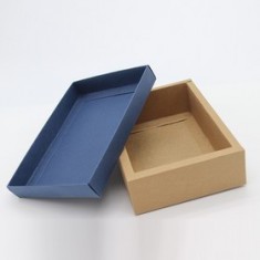 Divided Paper Box Wig Packaging Box For Wig Recycled Natural Box For Wig