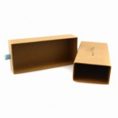 Custom Recycled Kraft Paper Box Corrugated Brown Kraft Paper Box Slide Open Box