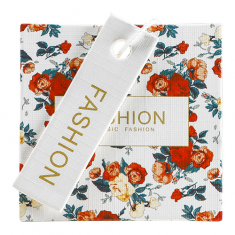 New Design Luxury Fancy Paper Clothing Hang Tag Colored Printing Logo Rectangle Hangtag Label Design