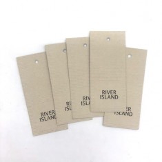 Garment Accessories Hang Tag For Dress Printed Logo Clothing Paper Hangtags Set Swing Tags