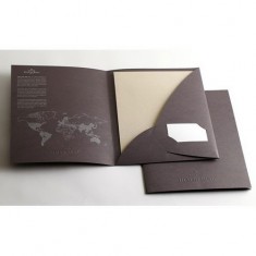 High Quality Wholesale Customized Printed A4 Paper Presentation Office File Document Stationery 2 Pocket Folders