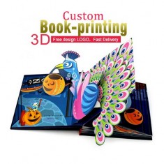Custom Printing A5 A6 Baby Coloring Comic 3d Books Wholesale Personalized Three Dimensional Children Books