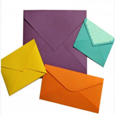 Custom Printed Coloring Handmade Paper A5 Size Envelope