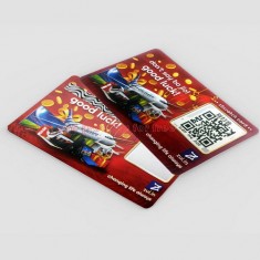 Factory Direct Sale Full Color Printing Paper Scratch Winning Card Lottery Ticket