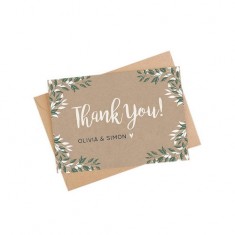 Wedding Invitation Cards Thank You Card With Envelopes
