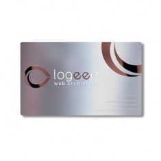 Thick Matte Surface Plastic Business Card With Hologram