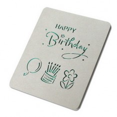 Professional Custom Laser Die Cutting Invitation Cards Happy Birthday Greeting Card Printing