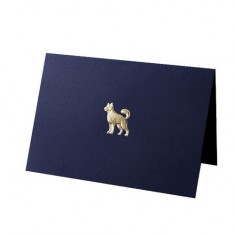 Custom Logo Christmas Printing Cardboard Gold Foil Emboss Thank You Greeting Cards