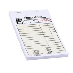 Custom Printing Is Clear Restaurant Docket Order Book Carbonless NCR Paper Business Receipt
