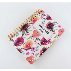 Date Full Color Print Academic Planner Elastic Band Inspirational Quote
