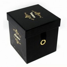 Hot Stamping Square Gift Box For Flowers Wholesale Gift Boxes Roses Packaging Box