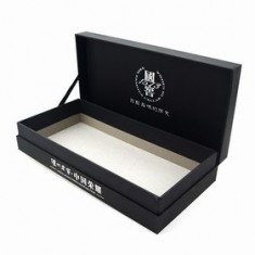 Luxury Gift Packaging Black Gift Box Hard Custom Cardboard Box