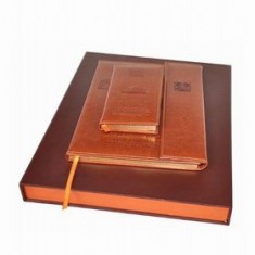 Leather Cover Books Printing With Case Bound