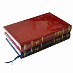 High Quality Offset Printed Deep Stamping And Embossing Leather Cover Book Printing