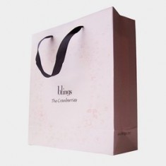 Low Cost Bag Kraft Paper High Quality Paper Bag Handle Recyclable Fancy Color Cardboard Bag With Handle