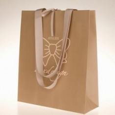 Biodegradable Recyclable 250 GSM Color Paper Bag Good Quality Plain Brown Craft Paper Bag For Gift