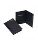 Black Paper Presentation Pockets Folders Printing With Black Shiny Logo A4 File Folder